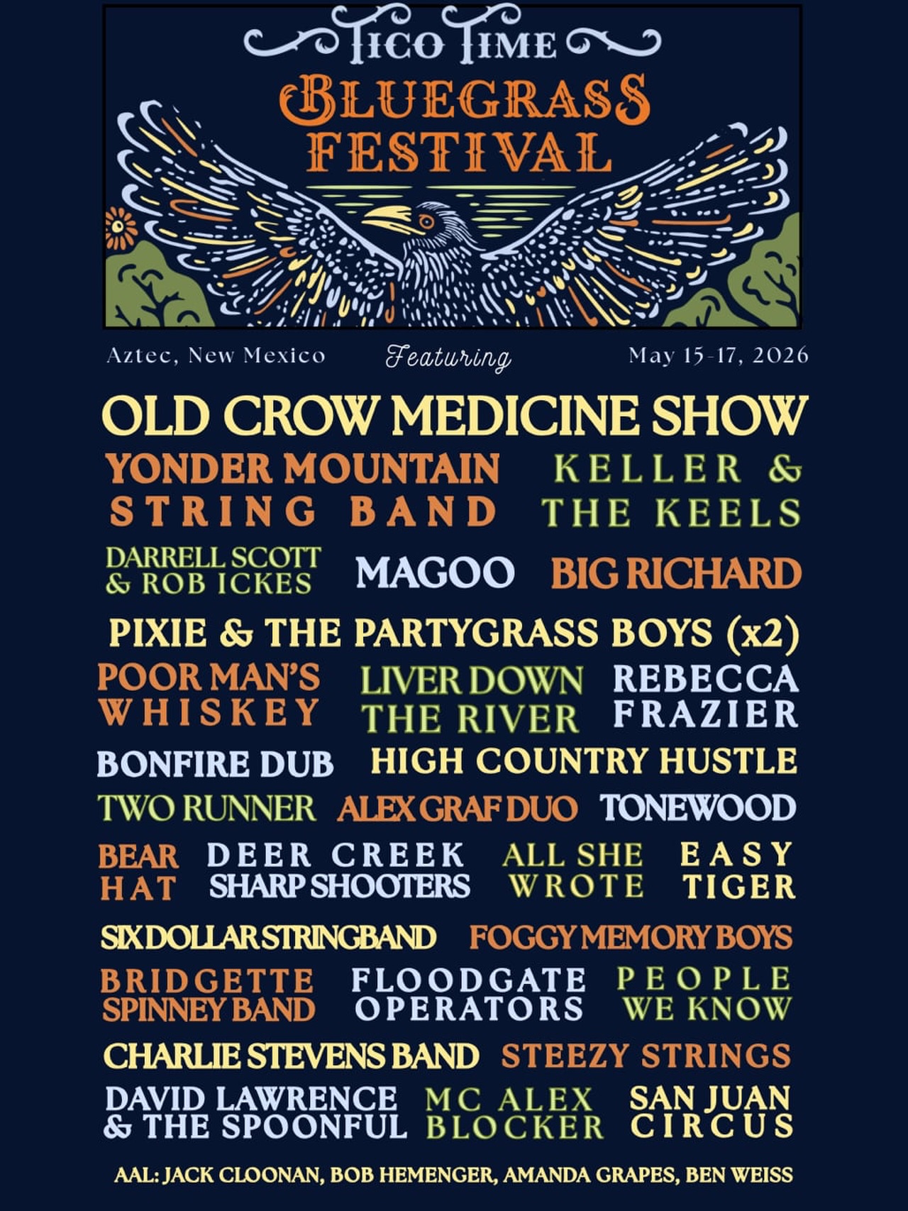 @ticotime_bluegrass is always one of our favorites! Can’t wait to head back to NM this May 15-17! 

#ItsAlwaysTicoTime #ticotimebluegrassfestival