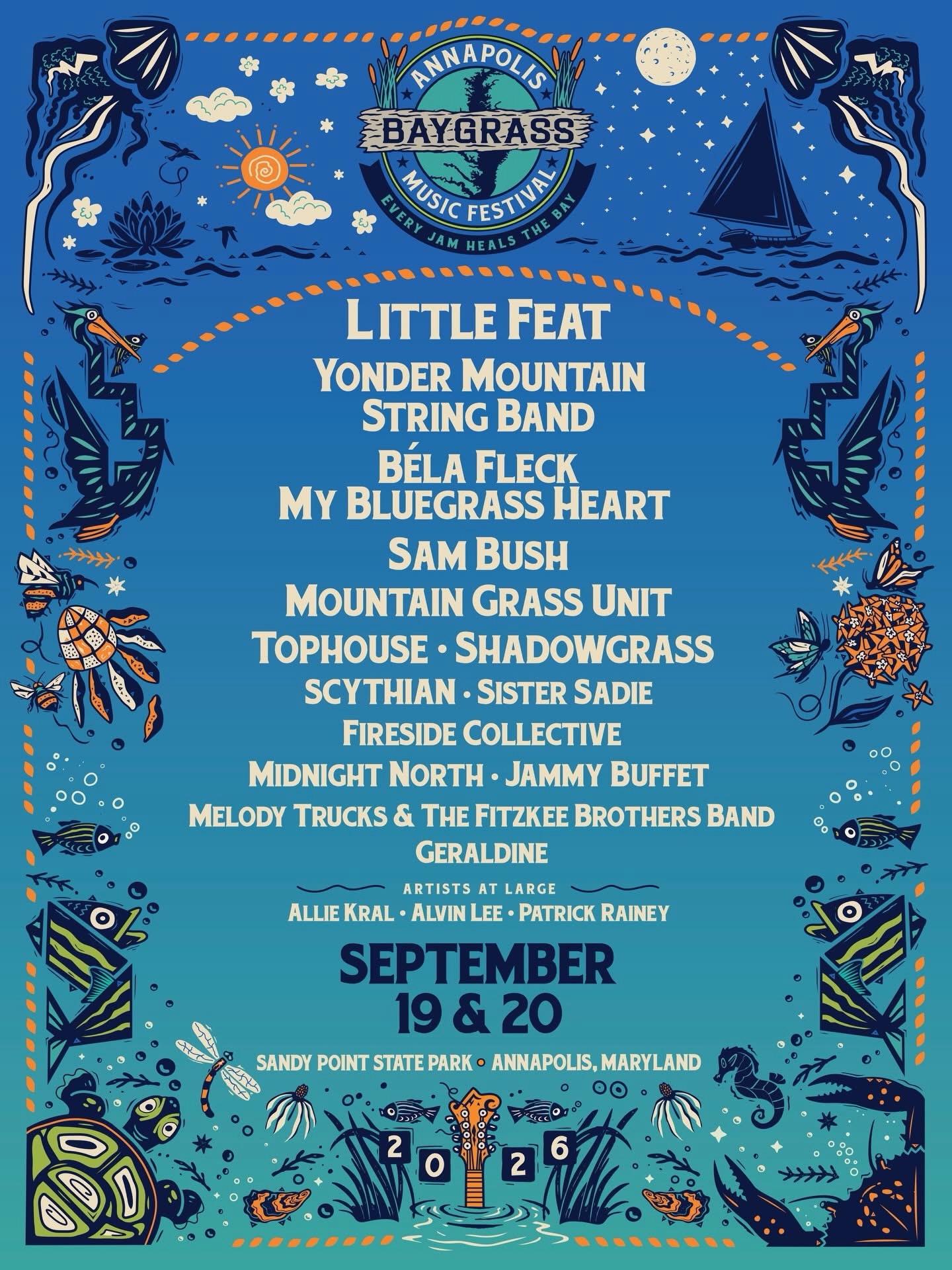 Festival season is going to be a good one 🦋 So stoked to return to the @annapolisbaygrassfestival this September alongside some good friends of ours.