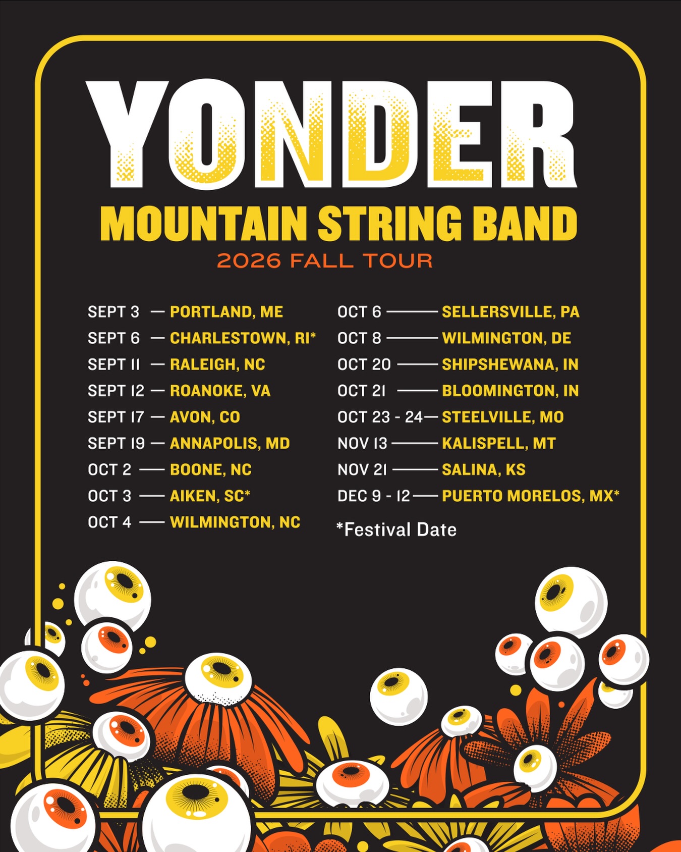ANNOUNCE 👀 Fall Tour, here we come! 

Tickets on sale FRI 5/29 at 10am local 🌻
