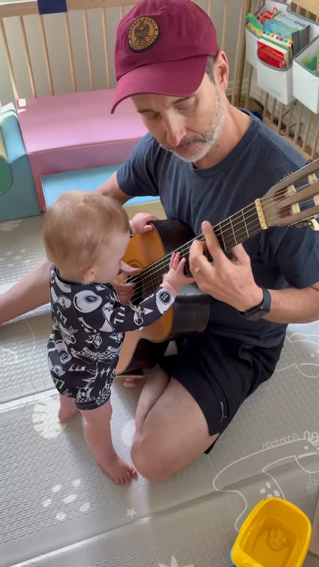 🎂 Send some birthday love to Grampy Adam today!
He’s been busy with a brand-new duo side project. We’re pretty sure this is his favorite musical partner yet. 🎸🧸
Happy Birthday, Adam... and an early Happy Birthday to the little J-man! 🥰🎈

 
#yondermountainstringband #birthday #grandpa #ymsb
