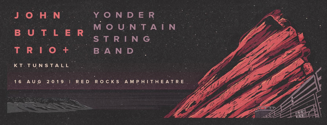 A poster of the wonder mountain string band.